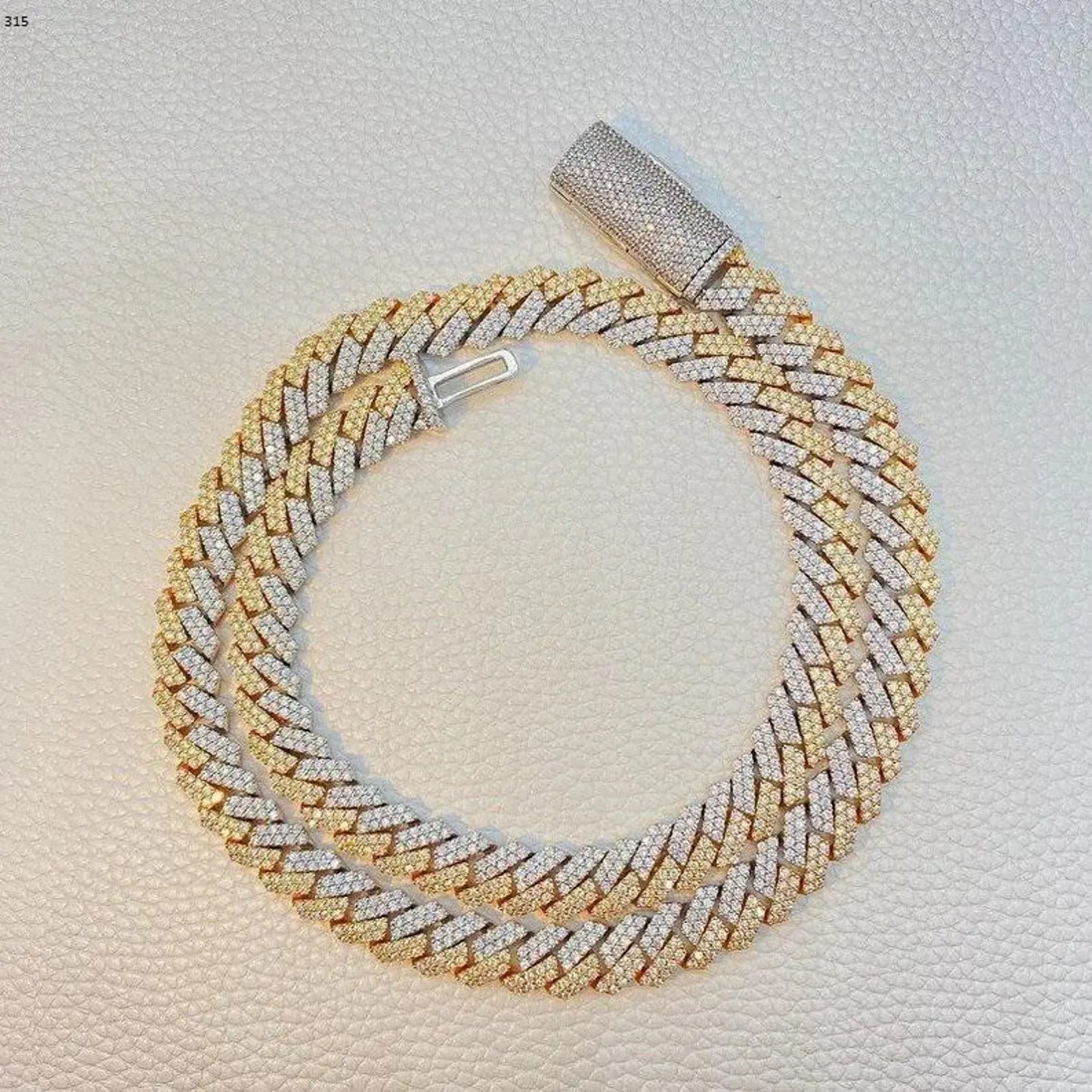 Cuban link chain, silver Cuban chain, 12mm Starling Silver Cuban Link Chain