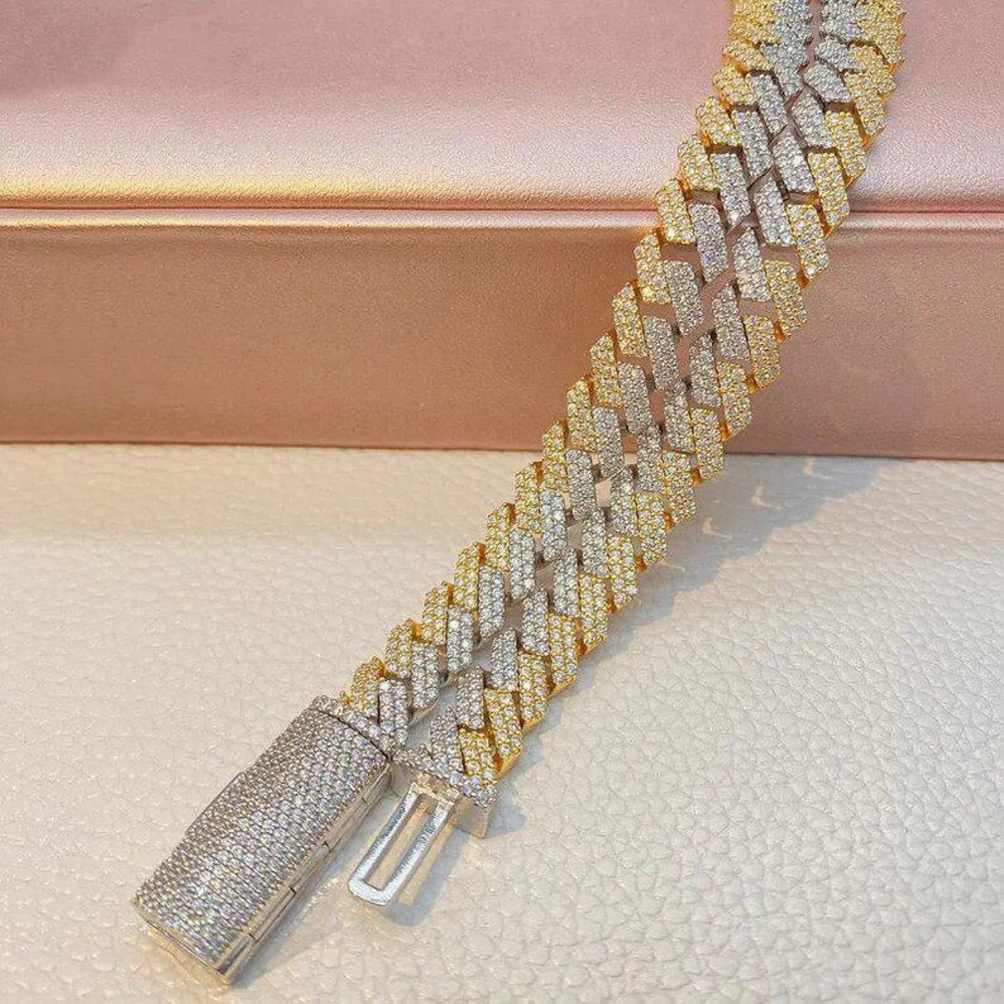 Cuban link chain, silver Cuban chain, 12mm Starling Silver Cuban Link Chain