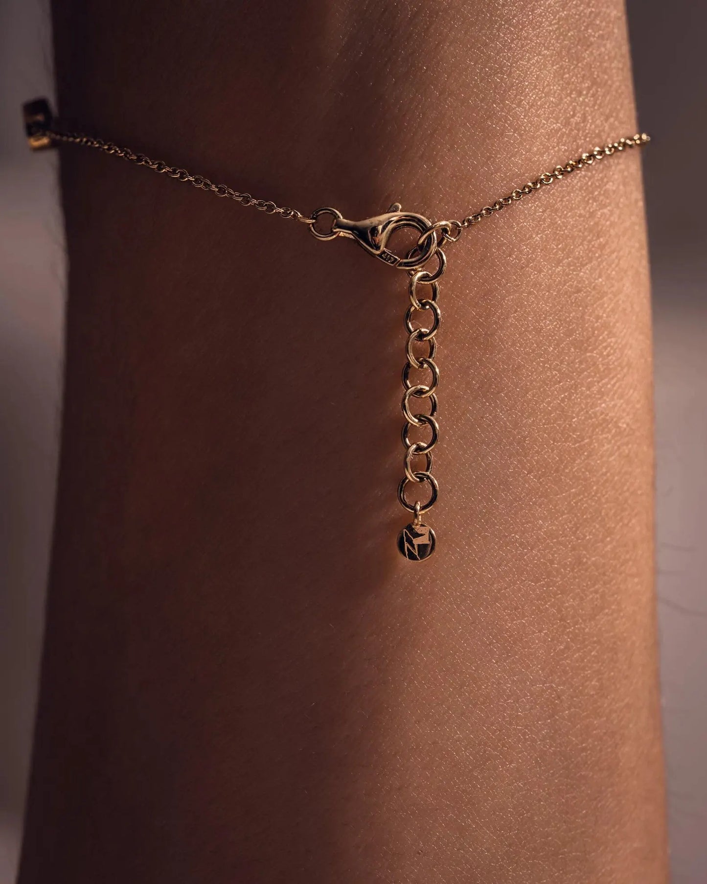 Heart Shape Bezel Set Moissanite & Lab-Grown Diamond Bracelet