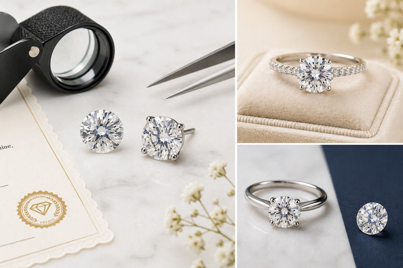 Lab Diamond Certification vs Moissanite Certification Explained (2026)