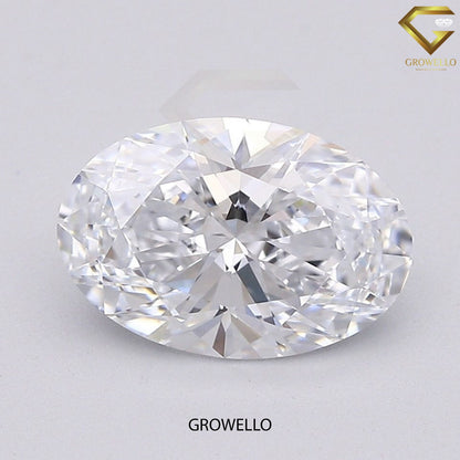 1–10 Ct Oval Cut Lab Grown Diamond | IGI Certified | VVS–VS D–E | Loose Diamond for Engagement Ring Center Stone Bridal Anniversary Gifts