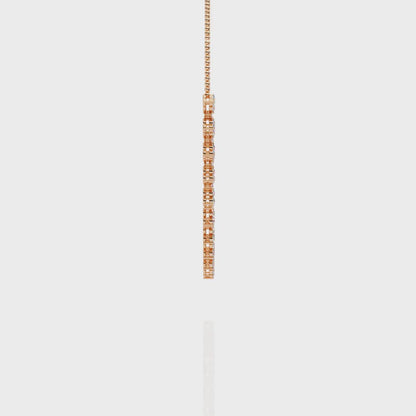 Graduated Teardrop Diamond Fringe Tennis Necklace – Dainty Round Cluster Choker, Minimalist Layering Bridal Jewelry, Anniversary Gift