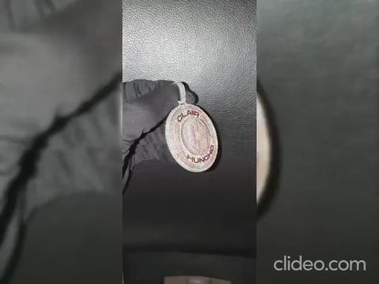 2 Round Rotating Pendant With Any Letters & Number