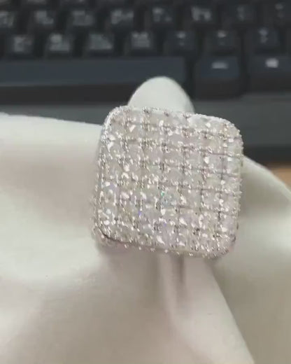 Iced Out Diamond Ring, Hip Hop Diamond Ring, Diamond Ring For Men_s